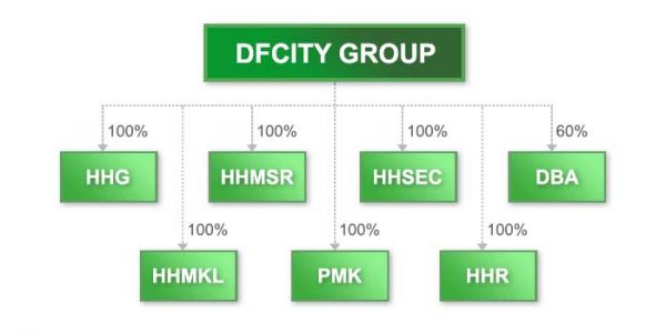 DFCITY Corporate Structure Chart